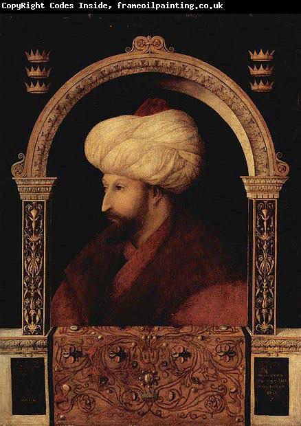 Gentile Bellini Sultan Mehmed II
